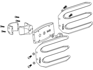 Support de fixation rapide pour tour de montage, noir brillant - Product Image 5