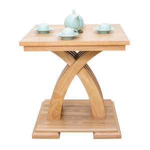 AUDREY Meilleur prix Table basse en bois au design du milieu du siècle Assemblage facile Garantie de 10 ans Pliable Salon Jardin Maison - Product Image 1