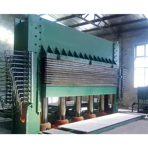 China Alibaba Supplier 800t 10 layers plywood hot press machine