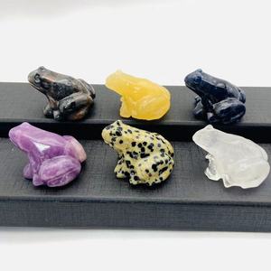 Cristalli naturali intagliati a mano all'ingrosso pietra curativa pietra preziosa gufo di cristallo sculture di animali carini per regali di decorazioni per la casa - Product Image 4