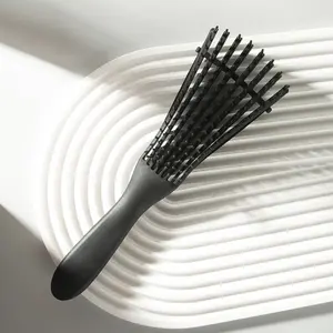 Gloway Oem Wholesale Detangling Hair Brush For 4C Hair Popular Afro Black Detangle Brush For Hair Custom Logo