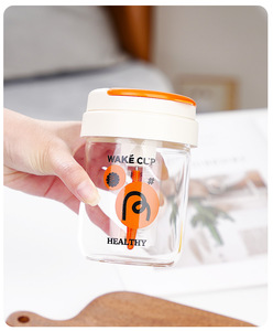 Vaso Mezclador Eléctrico Automático de Vidrio de Borosilicato, con un Solo Botón, para Café, Leche, Proteínas, Botella Portátil de Grado Alimenticio - Product Image 5