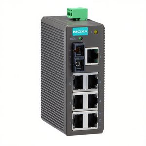 โมซ่า EDS-208-M-SC สวิตช์อีเธอร์เน็ตแบบไม่มีการจัดการ 8 พอร์ต สำหรับติดตั้งบนราง DIN สำหรับอุตสาหกรรม - Product Image 2