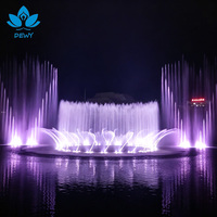 Fontaine flottante géante DEWY pour spectacle aquatique extérieur, idéale pour lacs, rivières et projets touristiques.