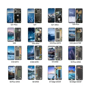 TEMAX LCDs für Samsung S4 S5 S6 Edge S7 S8 S8 S9 S9 Plus S10e S10 Lite S20 Fe S20 S21 S21 S22 Ultra 5G LCD-Bildschirm