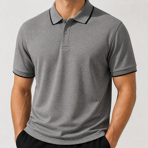 Custom Logo <b>Mens</b> <b>Polo</b> <b>Shirt</b> Plus Size Cotton Short <b>Sleeve</b> Golf <b>Shirt</b> for Branding Work Uniforms or Team and Event Outfits - Product Image 2