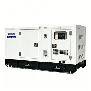 Générateur diesel de secours PerkinsUK super silencieux à faible bruit 15/20/30/50/60 kVA triphasé 230 V 400 V 50/60 Hz ATS démarrage électrique - Product Image 1