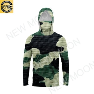 Nueva Camisa de Pesca con Capucha y Manga Larga con Protección UV UPF 50 y Máscara Facial, Cómoda y Elegante - Product Image 4