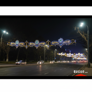 Oferta Especial: Luz Decorativa de Calle 2D Personalizada, Impermeable para Exteriores, con Clasificación IP65, para Decoración Navideña en Interiores y Exteriores - Product Image 1