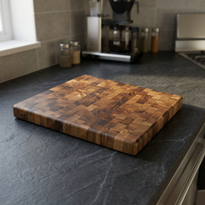 Planche à découper en bois d'acacia pour la maison et la cuisine, idéale pour les légumes, la viande et les fruits, accessoire portable pour le camping en extérieur - Product Image 4