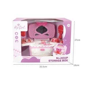 Vendita calda altri giocattoli per il trucco in età prescolare gioco di imitazione con comò di bellezza e kit di gioco per il trucco per Set di bambini da ragazza - Product Image 6