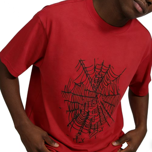 T-shirt boxy court pour homme <span class=keywords><strong>Spader</strong></span> 1-1, 300 g/m², col épais, personnalisable avec logo, noir uni - Product Image 1