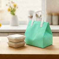 Sac isotherme non tissé vert sarcelle pour le transport de yaourts – Maintien optimal de la fraîcheur et contrôle fiable de la température
