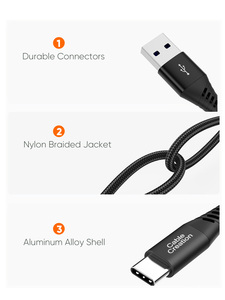 Haute qualité OEM ODM haute vitesse 2.0 a câble de données USB C câble en Nylon Type c câble de charge rapide câble Usb c pour téléphone - Product Image 6
