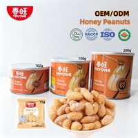 Snacks Halal OEM/ODM : Cacahuètes séchées enrobées de sésame et de miel, cacahuètes sucrées