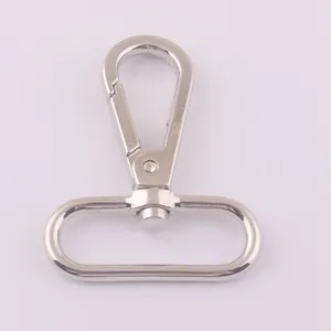 1.5 Inch Alloy Metal Bag Strap Keychain Spring Snap Clasp Hook For Lanyard