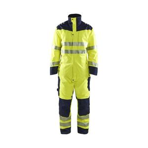 BLAKLADER - 631715343389L Multinorm <b>winter</b> <b>overall</b> Yellow/Navy blue - EAN 7330509855294 FLAME RESISTANT WORKWEAR - Product Image 1