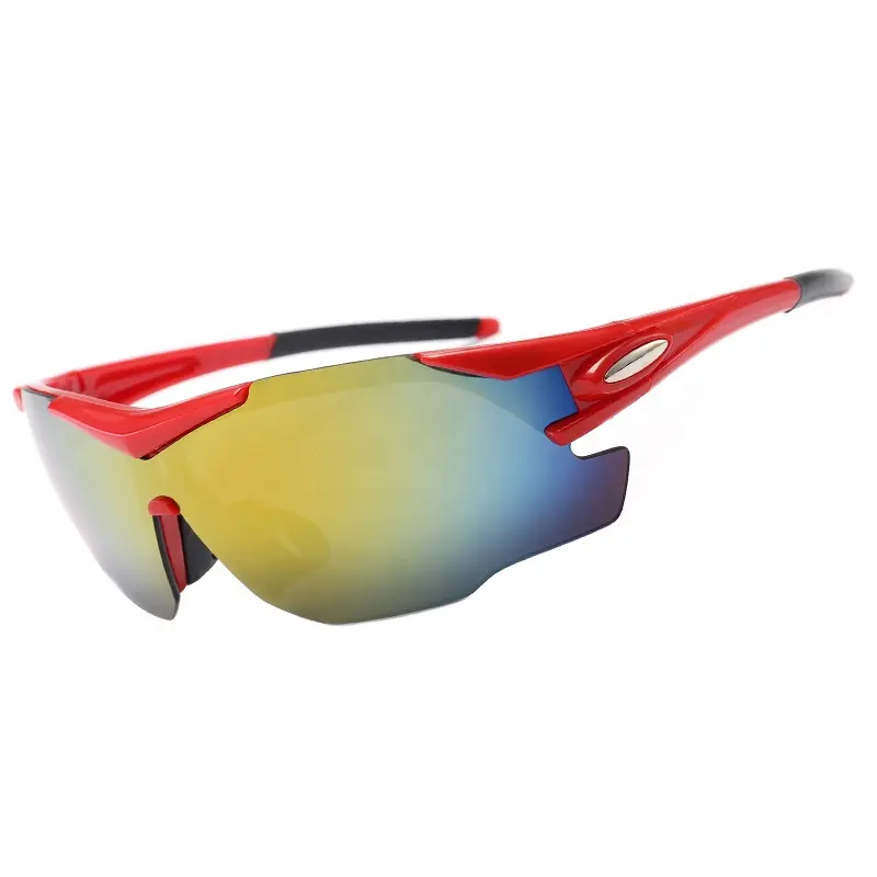 2022 yeni stil kanat şekli Lens erkekler açık balıkçılık güneş gözlüğü spor rüzgar geçirmez bisiklet sürme gözlük UV400