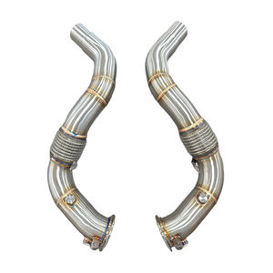 AKS Edelstahl Hosenrohr für BMW G30 550i Downpipe - Product Image 4