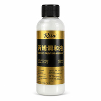 Risa PT2100 100ml Medium Acrylique DIY, Améliorant de Fluidité et Diluant pour Peinture Acrylique Fluide, pour Violent Bear Art China
