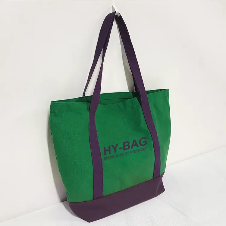 Sac de Sublimation imprimé Logo personnalisé, sac de Shopping en toile de coton de poche de grande capacité, uni Recyclable
