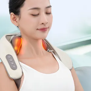YOUTUO marca fábrica al por mayor Oem Odm 6 cabezales de masaje eléctrico cuello hombro masajeador cinturón