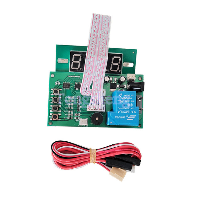 JY-15B Time PCB Board White Lead Coin Operated Timer Control Board Coin Acceptor Bill Selector Timer Board