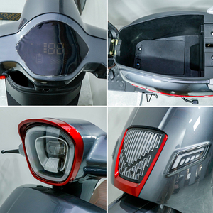 มอเตอร์ไซค์ไฟฟ้าแบบกำหนดเองสำหรับ 2 คน 72V 800W ความเร็ว ≤50 กม./ชม. สำหรับผู้ใหญ่ - Product Image 4