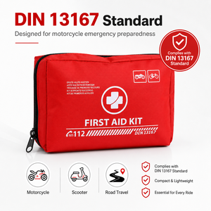 Ori-power - Botiquín de Primeros Auxilios Portátil de Alta Calidad para Vehículos, Botiquín de Primeros Auxilios <span class=keywords><strong>DIN13167</strong></span> para Automóviles, Suministros Médicos de Emergencia - Product Image 1