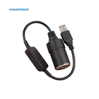 OEM Auto Accessoires USB Pour Allume-cigare Socket Convertisseur Câble USB 5V À 12V Convertisseur Adaptateur