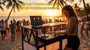 Mesa Portátil Plegable para Mezclador de <span class=keywords><strong>DJ</strong></span> con Diseño Personalizado Mingtang, Cabina de Escenario, Estación LED <span class=keywords><strong>Móvil</strong></span> y Estructura Truss - Product Image 5
