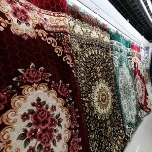 High Quality Anti-slip Washable Embossing Area Rugs Floral Style Carpets