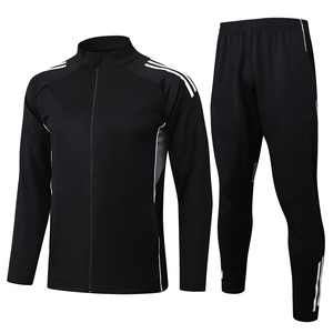 Veste d'entraînement rétro à manches courtes et fermeture éclair intégrale, séchage rapide, collection automne-hiver 25/26 pour les clubs américains, tenue de football de compétition - Product Image 1