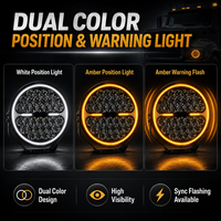 Phare auxiliaire LED de 9 pouces 150W 13600lm pour camion, SUV, pick-up, moto, véhicule tout-terrain