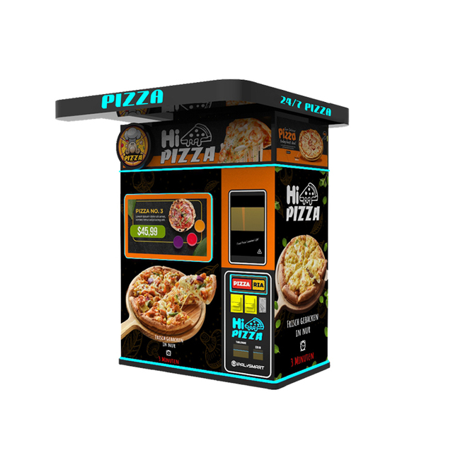 Fast Food Smart Technology Fully Automatic Pizza Vending Machine Different Size
