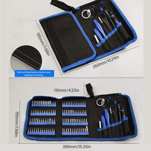 Kit d'outils de réparation de montres multifonction en acier inoxydable, ouvre-boîtier, outil à barrettes à ressort, marteau en caoutchouc, plateforme de démontage de bracelet de montre - Product Image 6