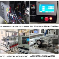 Machine d'emballage horizontale automatique en acier inoxydable pour l'emballage de produits de boulangerie, de croissants et de pâtisseries