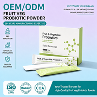 Poudre Probiotique de Fruits et Légumes OEM ODM Marque Privée Vente en Gros Pomme Myrtille Cerise Prébiotique pour Autres Compléments Alimentaires