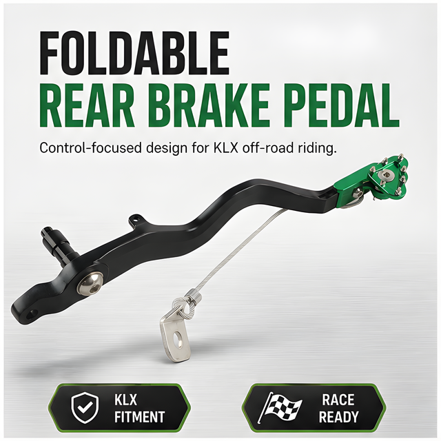 Foldable Rear Brake Pedal for Motorcycles, Suitable for KLX250 KLX300/SM and KLX300R Racing Off-road Vehicle Brake Pedal