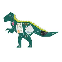 Tableau mural décoratif en feutre dinosaure, tableau mémo pour enfants, tableau d'affichage pour chambre d'enfant, cadeau pour enfants