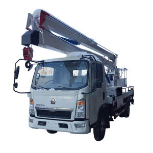 Plateforme de travail aérien télescopique montée sur camion Sinotruk HOWO de 35 mètres en Sierra Leone - Product Image 1