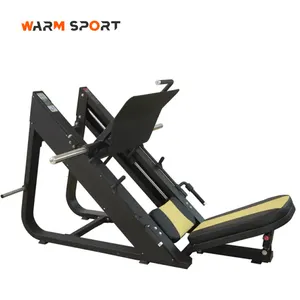 High quality Commercial Indoor Gym Exercise Fitness Strength Training 45 Degree Leg Press Adjustable Weight Super Squat Machine