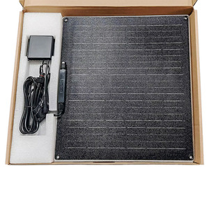 <span class=keywords><strong>Kit</strong></span> de panneaux solaires flexibles 50W <span class=keywords><strong>12V</strong></span>, petit chargeur de <span class=keywords><strong>batterie</strong></span> hors réseau <span class=keywords><strong>avec</strong></span> contrôleur pour camping-car, bateau, remorque, abri, caravane - Product Image 3