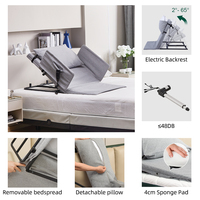 Elektrische Bett-Rückenlehne mit Kissen, Medizinisches Bett, Senioren-Pflegebett, Verstellbare Bett-Rückenlehne, Pflegeheim, Altenpflegeprodukte, Gesundheitsartikel