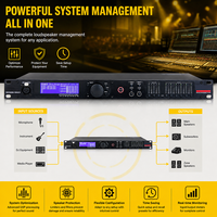 Procesador de Audio DSP Profesional 360, 3 Entradas y 6 Salidas, Controlador Digital de Gestión de Altavoces para Sistemas de Sonido PA Line Array en Vivo