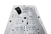 BELLAGIO Spa portable 2,2 m en acrylique avec système de massage par remous, piscine chaude, système de contrôle Gecko, baignoire extérieure