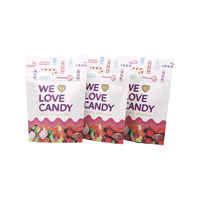 Pochette debout en papier kraft OEM avec impression numérique, emballage alimentaire pour chips de pommes de terre et aliments pour animaux de compagnie fabriqué avec du plastique PLA