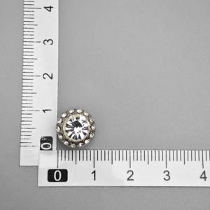 أزرار زخرفية دائرية فاخرة عالية الجودة من Diamante عباد الشمس كريستال حجر الراين أغطية للنساء قمصان - Product Image 2