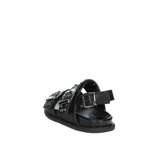 Sandali piatti neri da ragazza Cult Girls' T-284 con fibbia, calzature estive - Product Image 2