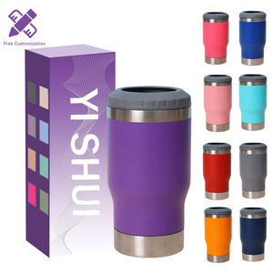 Vaso Térmico de Viaje Reutilizable de Acero Inoxidable con Aislamiento al Vacío de Doble Pared de 14 oz con Logotipo Personalizado y Tapa - Product Image 1